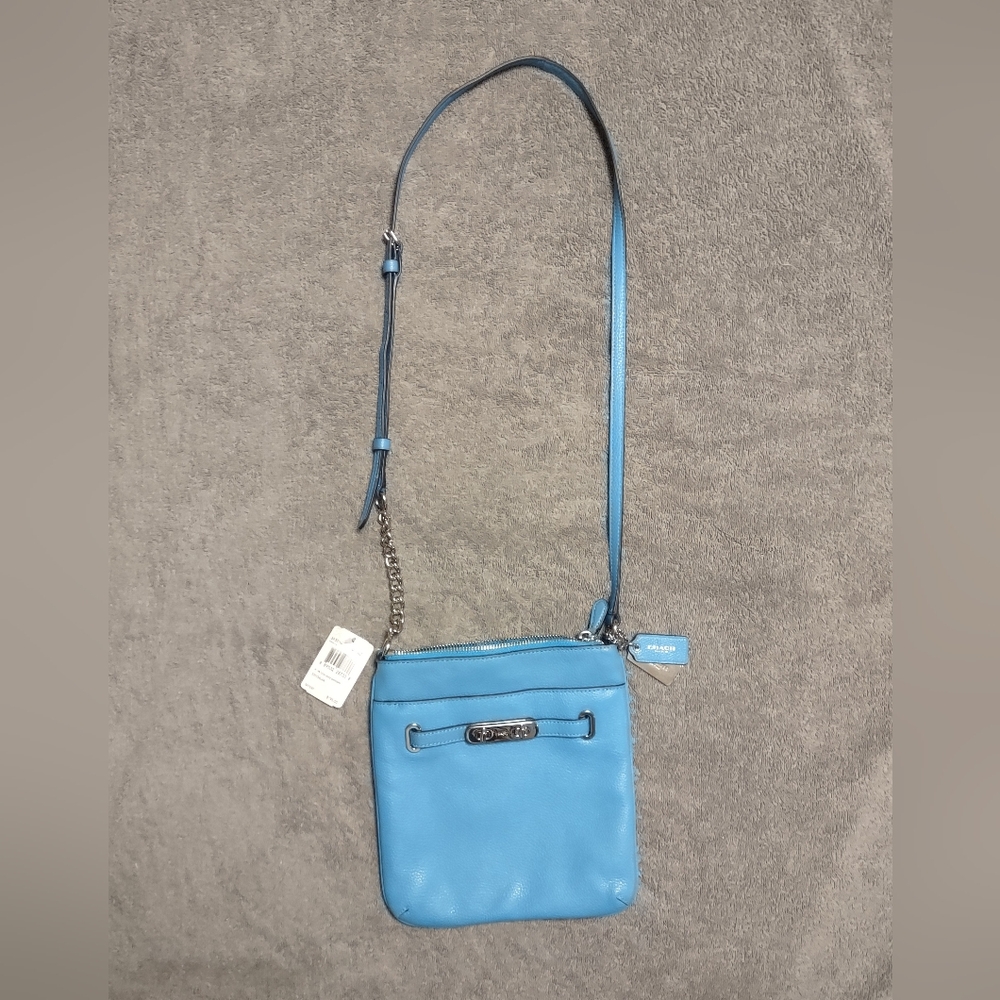 Blue Coach Crossbody Purse